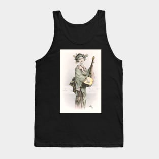 Japanese lady Tank Top